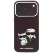 Karl Lagerfeld Smooth Karl & Choupette Bodies Sketch MagSafe iPhone 18 Pro Max / 17 Pro Max (KLHMP18X6PWKCIDR) tok, bordó