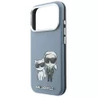 Karl Lagerfeld Smooth Karl & Choupette Bodies Sketch MagSafefor iPhone 18 Pro / 17 Pro (KLHMP18L6PWKCIDB) tok, világoskék