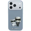 Karl Lagerfeld Smooth Karl & Choupette Bodies Sketch iPhone 18 Pro Max / 17 Pro Max (KLHMP18X6PWKCIDB) tok, világoskék