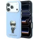 Karl Lagerfeld Smooth Ikonik Sketch MagSafe iPhone 18 Pro Max / 17 Pro Max (KLHMP18X6PWKIKDB) tok, világoskék