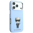 Karl Lagerfeld Smooth Ikonik Sketch MagSafe iPhone 18 Pro Max / 17 Pro Max (KLHMP18X6PWKIKDB) tok, világoskék