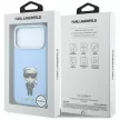Karl Lagerfeld Smooth Ikonik Sketch MagSafe iPhone 18 Pro Max / 17 Pro Max (KLHMP18X6PWKIKDB) tok, világoskék