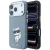 Karl Lagerfeld Smooth Choupette Sketch MagSafe iPhone 18 Pro / 17 Pro (KLHMP18L6PWCIKDB) tok, világoskék