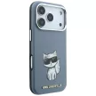 Karl Lagerfeld Smooth Choupette Sketch MagSafe iPhone 18 Pro / 17 Pro (KLHMP18L6PWCIKDB) tok, világoskék