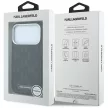 Karl Lagerfeld MagSafe (Mono Resin Logo) iPhone 18 Pro / 17 Pro (KLHMP18L6PWKLMHK) tok, fekete