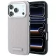 Karl Lagerfeld Grained Mono Resin Logo MagSafe iPhone 18 Pro / 17 Pro (KLHMP18L6PWKLMHP) tok, rózsaszín
