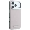 Karl Lagerfeld Grained Mono Resin Logo MagSafe iPhone 18 Pro Max / 17 Pro Max (KLHMP18X6PWKLMHP) tok, rózsaszín
