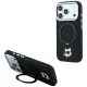 Karl LagerfeldRing St 360 Choupette Head Pin MagSafe iPhone 18 Pro / 17 Pro (KLHMP18LPSRSCHHK) tok, fekete