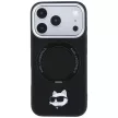 Karl LagerfeldRing St 360 Choupette Head Pin MagSafe iPhone 18 Pro / 17 Pro (KLHMP18LPSRSCHHK) tok, fekete