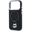 Karl LagerfeldRing St 360 Choupette Head Pin MagSafe iPhone 18 Pro / 17 Pro (KLHMP18LPSRSCHHK) tok, fekete