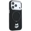 Karl LagerfeldRing St 360 Choupette Head Pin MagSafe iPhone 18 Pro Max / 17 Pro Max (KLHMP18XPSRSCHHK) tok, fekete