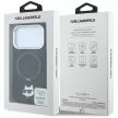 Karl LagerfeldRing St 360 Choupette Head Pin MagSafe iPhone 18 Pro Max / 17 Pro Max (KLHMP18XPSRSCHHK) tok, fekete
