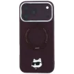Karl LagerfeldRing St 360 Choupette Head Pin MagSafe iPhone 18 Pro Max / 17 Pro Max (KLHMP18XPSRSCHHR) tok, fekete