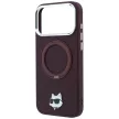 Karl LagerfeldRing St 360 Choupette Head Pin MagSafe iPhone 18 Pro Max / 17 Pro Max (KLHMP18XPSRSCHHR) tok, fekete