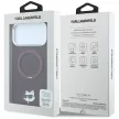 Karl LagerfeldRing St 360 Choupette Head Pin MagSafe iPhone 18 Pro Max / 17 Pro Max (KLHMP18XPSRSCHHR) tok, fekete