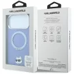 Karl LagerfeldRing St 360 Choupette Head Pin MagSafe light iPhone 18 Pro / 17 Pro (KLHMP18LPSRSCHHB) tok, kék