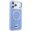 Karl LagerfeldRing St 360 Choupette Head Pin MagSafe iPhone 18 Pro Max / 17 Pro Max (KLHMP18XPSRSCHHB) tok, kék