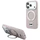 Karl LagerfeldRing St 360 Choupette Head Pin MagSafe iPhone 18 Pro / 17 Pro (KLHMP18LPSRSCHHP) tok, rózsaszín