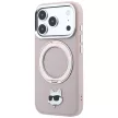 Karl LagerfeldRing St 360 Choupette Head Pin MagSafe iPhone 18 Pro / 17 Pro (KLHMP18LPSRSCHHP) tok, rózsaszín