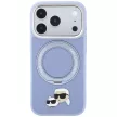 Karl LagerfeldRing St 360 Karl & Choupette Heads Pin MagSafe iPhone 18 Pro / 17 Pro (KLHMP18LPSRSKCHB) tok, kék