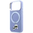 Karl LagerfeldRing St 360 Karl & Choupette Heads Pin MagSafe iPhone 18 Pro / 17 Pro (KLHMP18LPSRSKCHB) tok, kék