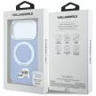 Karl LagerfeldRing St 360 Karl & Choupette Heads Pin MagSafe iPhone 18 Pro Max / 17 Pro Max (KLHMP18XPSRSKCHB) tok, kék