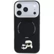 Karl LagerfeldRing St 360 Karl & Choupette Heads Pin MagSafe iPhone 18 Pro / 17 Pro (KLHMP18LPSRSKCHK) tok, fekete