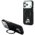 Karl LagerfeldRing St 360 Karl & Choupette Heads Pin MagSafe iPhone 18 Pro Max / 17 Pro Max (KLHMP18XPSRSKCHK) tok, fekete