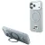 Karl LagerfeldRing St 360 Karl & Choupette Heads Pin MagSafe iPhone 18 Pro Max / 17 Pro Max (KLHMP18XPSRSKCHG) tok, szürke