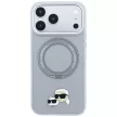 Karl LagerfeldRing St 360 Karl & Choupette Heads Pin MagSafe iPhone 18 Pro Max / 17 Pro Max (KLHMP18XPSRSKCHG) tok, szürke