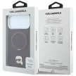 Karl LagerfeldRing St 360 Karl Head Pin MagSafe iPhone 18 Pro / 17 Pro (KLHMP18LPSRSKLHR) tok, bordó