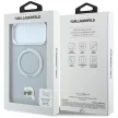 Karl LagerfeldRing St 360 Karl Head Pin MagSafe iPhone 18 Pro / 17 Pro (KLHMP18LPSRSKLHG) tok, szürke
