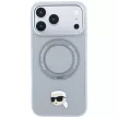 Karl LagerfeldRing St 360 Karl Head Pin MagSafe iPhone 18 Pro Max / 17 Pro Max (KLHMP18XPSRSKLHG) tok, szürke