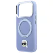 Karl LagerfeldRing St 360 Karl Head Pin MagSafe iPhone 18 Pro Max / 17 Pro Max (KLHMP18XPSRSKLHB) tok, kék