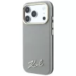 Karl Lagerfeld Saffiano Small Script Metal Logo MagSafe iPhone 18 Pro / 17 Pro (KLHMP18L6PWSKSE) tok, bézs