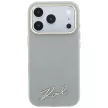 Karl Lagerfeld Saffiano Small Script Metal Logo MagSafe iPhone 18 Pro Max / 17 Pro Max (KLHMP18X6PWSKSE) tok, bézs