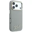 Karl Lagerfeld Saffiano Small Script Metal Logo MagSafe iPhone 18 Pro Max / 17 Pro Max (KLHMP18X6PWSKSE) tok, bézs