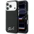 Karl Lagerfeld Saffiano Small Script Metal Logo MagSafe iPhone 18 Pro / 17 Pro (KLHMP18L6PWSKSK) tok, fekete