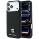 Karl Lagerfeld Grained Karl Head Metal MagSafe iPhone 18 Pro Max / 17 Pro Max (KLHMP18X6PSKHLK) tok, fekete