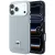 Karl Lagerfeld Grained Karl Head Metal MagSafe iPhone 18 Pro / 17 Pro (KLHMP18L6PSKHLG) tok, szürke