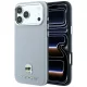 Karl Lagerfeld Grained Karl Head Metal MagSafe iPhone 18 Pro / 17 Pro (KLHMP18L6PSKHLG) tok, szürke