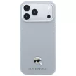 Karl Lagerfeld Grained Karl Head Metal MagSafe iPhone 18 Pro Max / 17 Pro Max (KLHMP18X6PSKHLG) tok, szürke