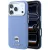 Karl Lagerfeld Grained Karl Head Metal MagSafe iPhone 18 Pro Max / 17 Pro Max (KLHMP18X6PSKHLB) tok, világoskék
