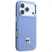 Karl Lagerfeld Grained Karl Head Metal MagSafe iPhone 18 Pro Max / 17 Pro Max (KLHMP18X6PSKHLB) tok, világoskék