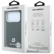 Karl Lagerfeld Grained Choupette Head Metal MagSafe iPhone 18 Pro Max / 17 Pro Max (KLHMP18X6PSCHLK) tok, fekete