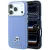 Karl Lagerfeld Grained Heads Metal MagSafe iPhone 18 Pro / 17 Pro (KLHMP18L6PSKCHLB) tok, kék