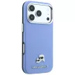Karl Lagerfeld Grained Heads Metal MagSafe iPhone 18 Pro / 17 Pro (KLHMP18L6PSKCHLB) tok, kék