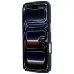 Karl Lagerfeld Grained Heads Metal MagSafe iPhone 18 Pro / 17 Pro (KLHMP18L6PSKCHLB) tok, kék