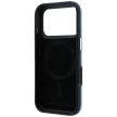 Karl Lagerfeld Grained Heads Metal MagSafe iPhone 18 Pro / 17 Pro (KLHMP18L6PSKCHLB) tok, kék