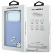 Karl Lagerfeld Grained Heads Metal MagSafe iPhone 18 Pro / 17 Pro (KLHMP18L6PSKCHLB) tok, kék